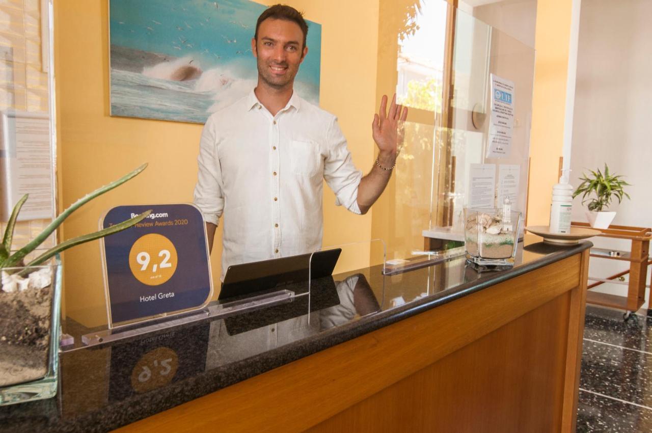 Hotel Greta B&B リミニ エクステリア 写真